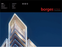 Tablet Screenshot of borgesarchitects.com